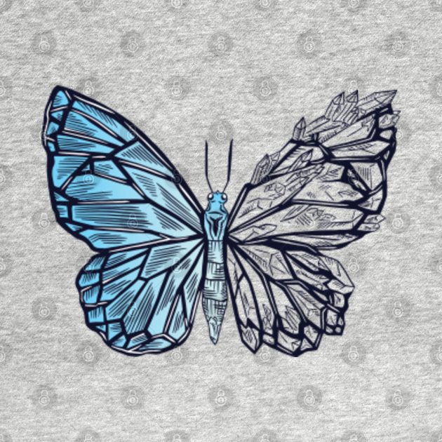 Crystal Butterfly Crystal Butterfly Kids Hoodie TeePublic